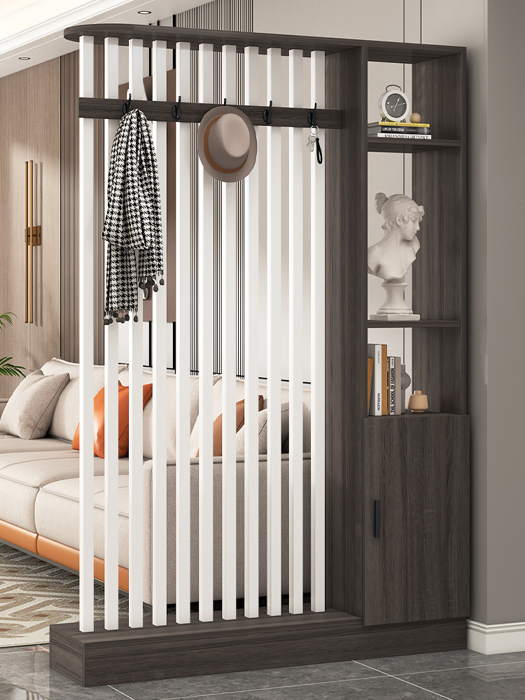Shoji Screen Divider - 玄関ポーチラック、中国風屏風、リビングルーム間仕切りキャビネット、家庭用シンプルモダン、ドアを遮ることができます