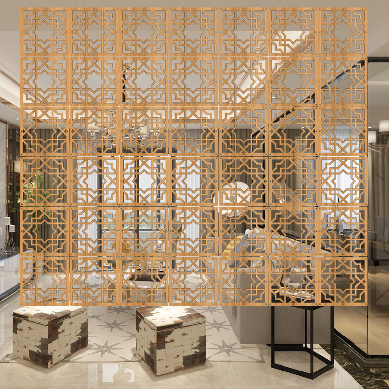 Shoji Screen Divider - 10 個ルーム吊りスクリーンパーティションゲストルームディバイダーパネル木製カラーリビングルームオフィスシンプルな中国中空スクリーン