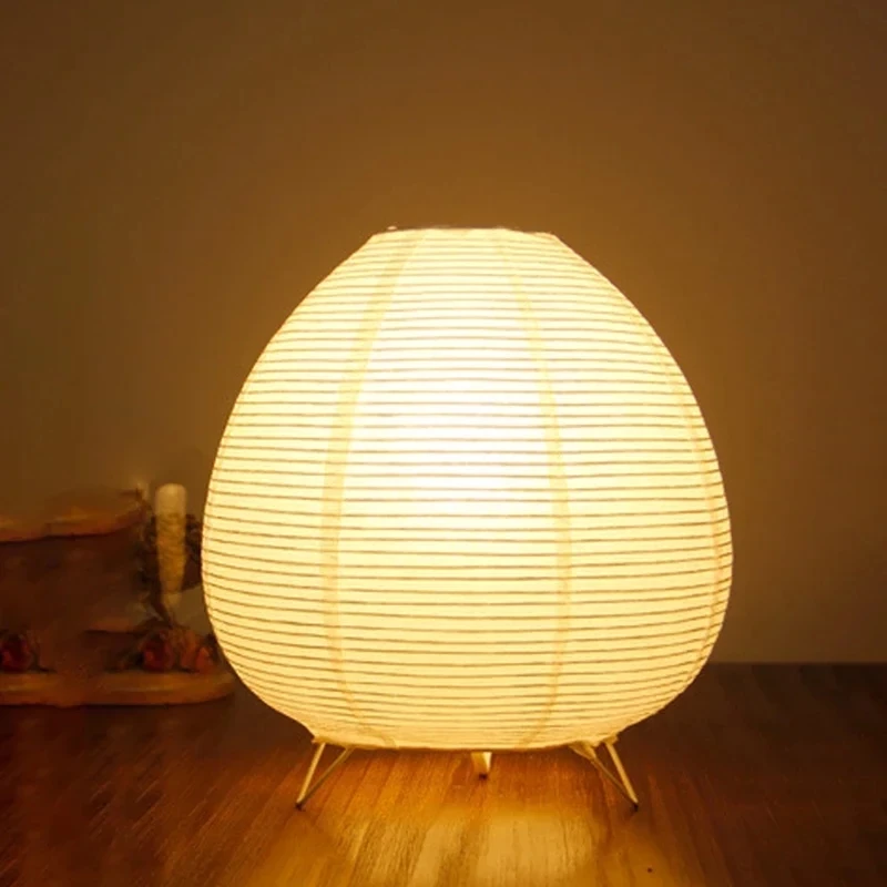 Japanese Lantern Paper - 日本のライスペーパーLEDテーブルランプ,三脚付きフロアランプ,クリエイティブなアート装飾,リビングルーム,ベッドルーム,ベッドサイド,書斎,ホテル,ホテル