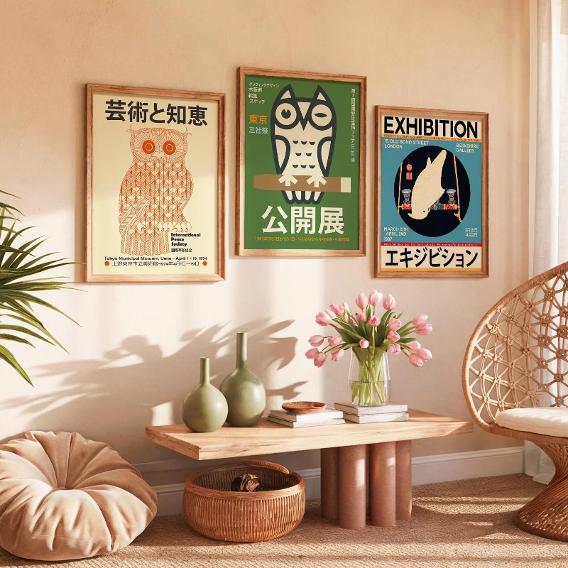 日本の展示会ウォールポスター モダンアジアンオリエンタルネイ - Japanese Tokyo Lifestyle のレビューと価格