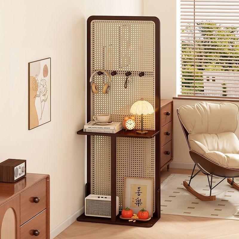 家の入り口はドアの反対側にあり、籐製のスクリーンパーティショ - Shoji Screen Divider のレビューと価格