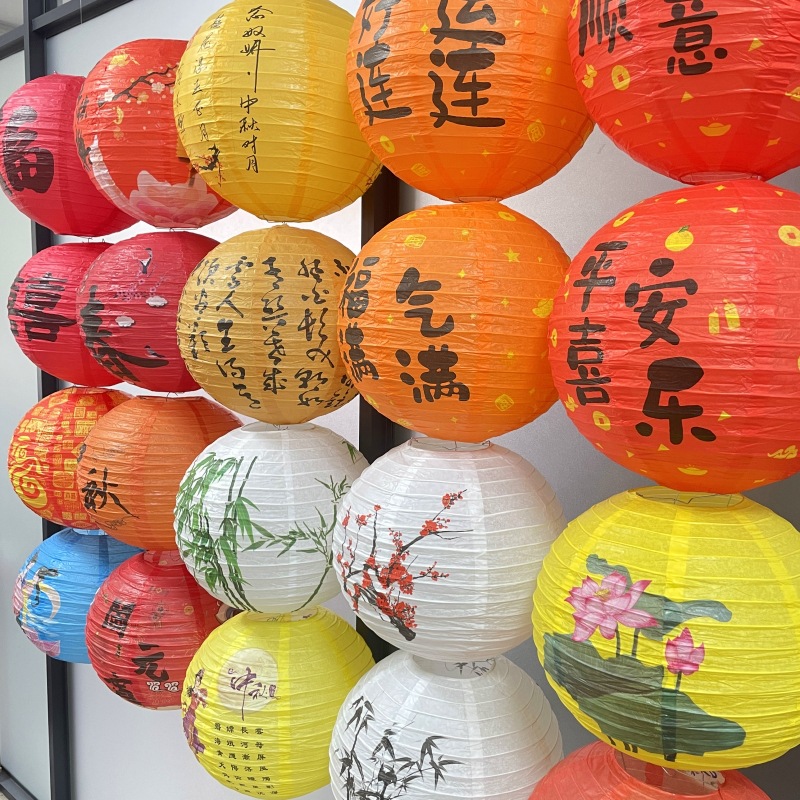 1 ピース 12 インチ 30 センチメートルプリントフラワ - Japanese Lantern Paper のレビューと価格