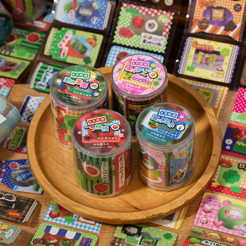 1ロールのかわいい和風日常生活テーマテープステッカー、愛らし - Japanese Daily Lifestyle のレビューと価格